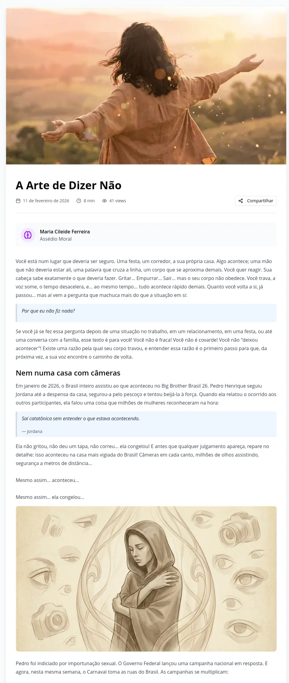 Prévia do artigo: A Arte de Dizer Não